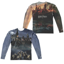 Harry Potter Hogwarts Men's All-Over Print T-Shirt Men's All-Over Print Long Sleeve Harry Potter   