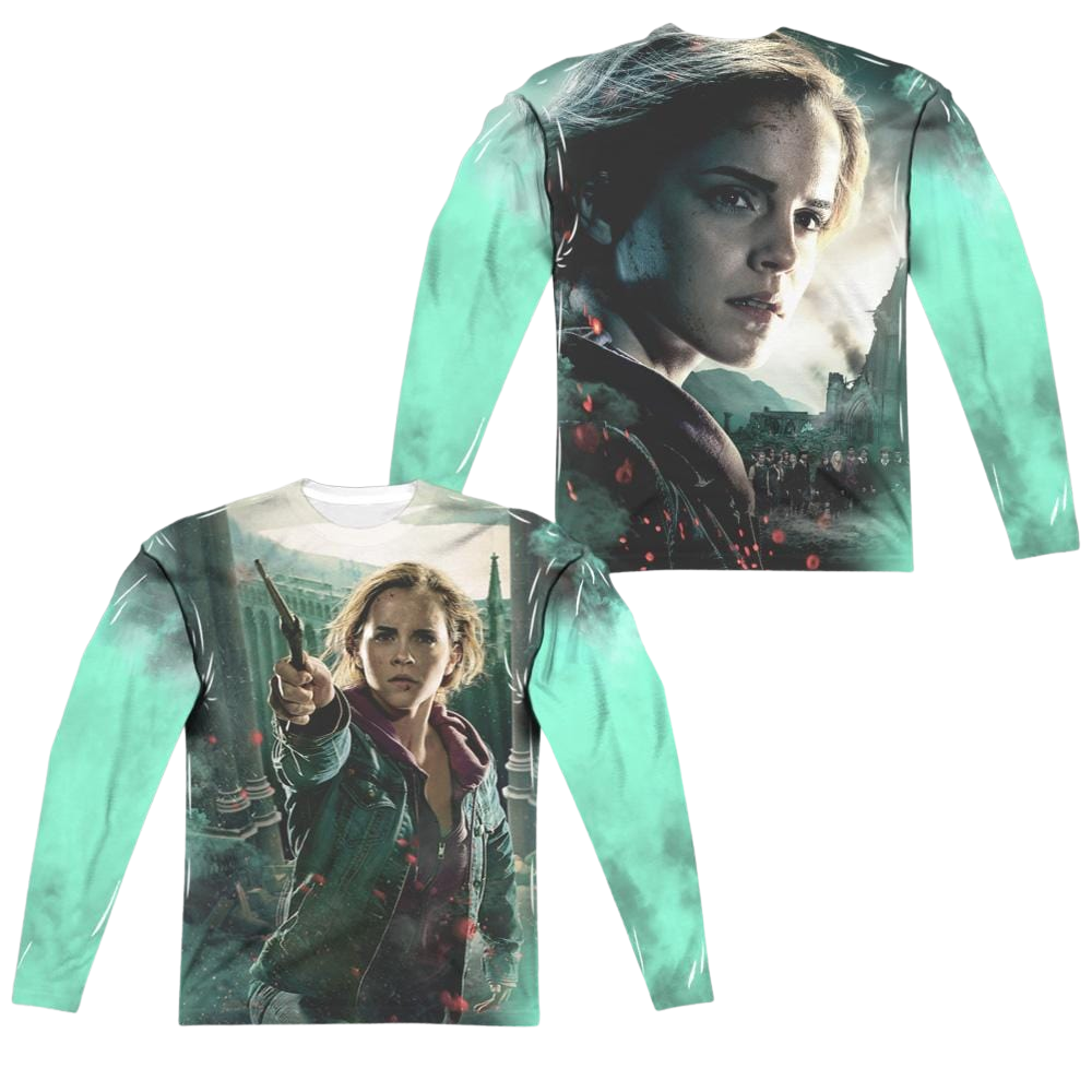 Harry Potter Hermione Final Battle Men's All-Over Print T-Shirt Men's All-Over Print Long Sleeve Harry Potter   