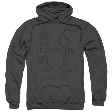 Harry Potter Literary Crests Pullover Hoodie Pullover Hoodie Harry Potter   