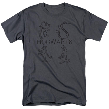 Harry Potter Literary Crests Men's Regular Fit T-Shirt Men's Regular Fit T-Shirt Harry Potter   