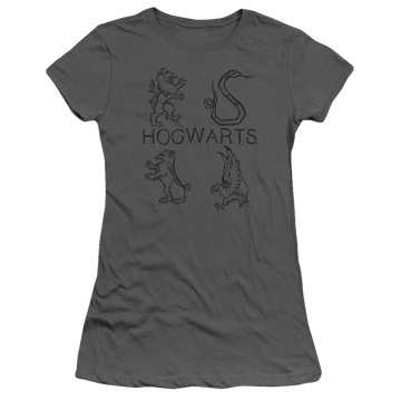 Harry Potter Literary Crests Juniors T-Shirt Juniors T-Shirt Harry Potter   