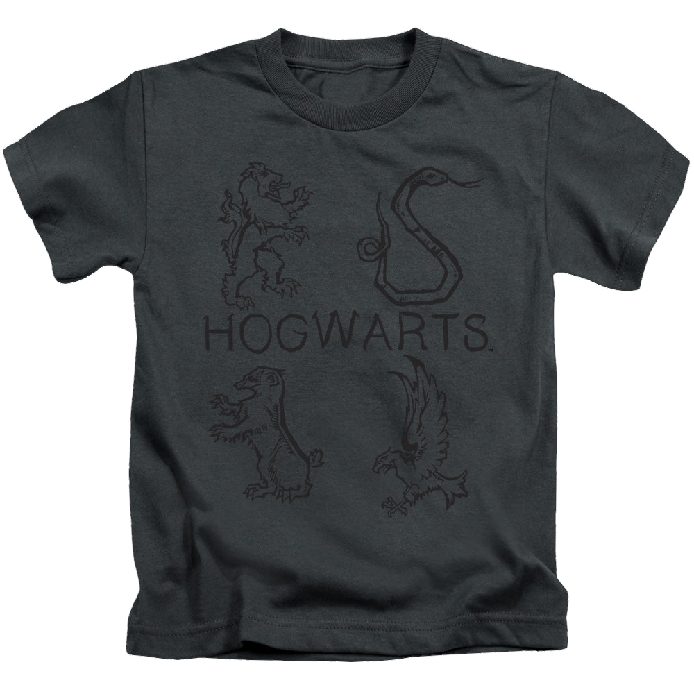 Harry Potter Literary Crests - Kid's T-Shirt Kid's T-Shirt (Ages 4-7) Harry Potter   