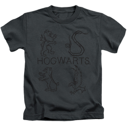 Harry Potter Literary Crests - Kid's T-Shirt Kid's T-Shirt (Ages 4-7) Harry Potter   