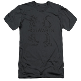 Harry Potter Literary Crests Men's Premium Slim Fit T-Shirt Men's Premium Slim Fit T-Shirt Harry Potter   