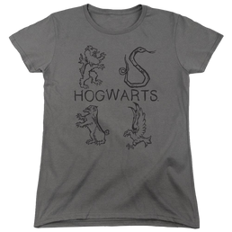 Harry Potter Literary Crests Women's T-Shirt Women's T-Shirt Harry Potter   