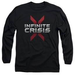 Infinite Crisis Logo Men's Long Sleeve T-Shirt Men's Long Sleeve T-Shirt Infinite Crisis   