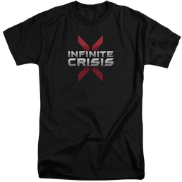 Infinite Crisis Logo Men's Tall Fit T-Shirt Men's Tall Fit T-Shirt Infinite Crisis   