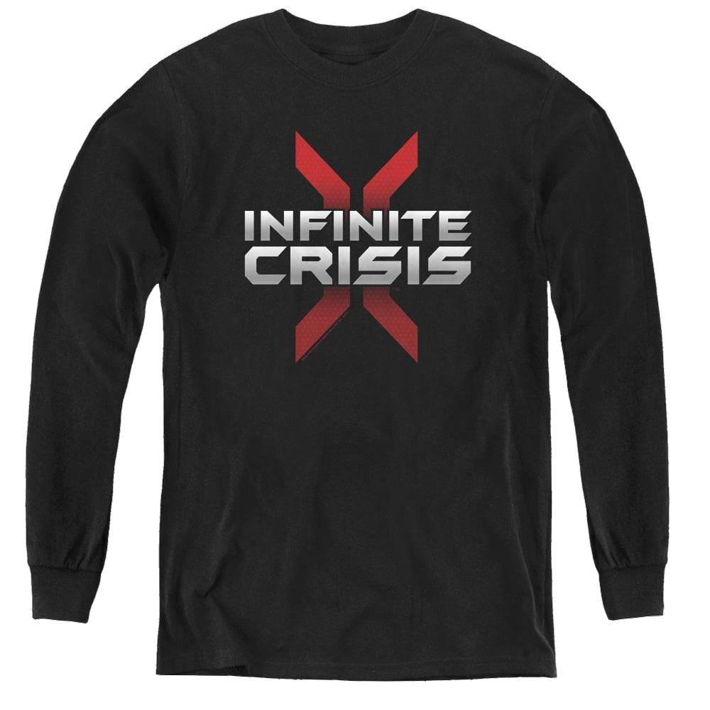 Infinite Crisis Logo - Youth Long Sleeve T-Shirt Youth Long Sleeve T-Shirt Infinite Crisis   