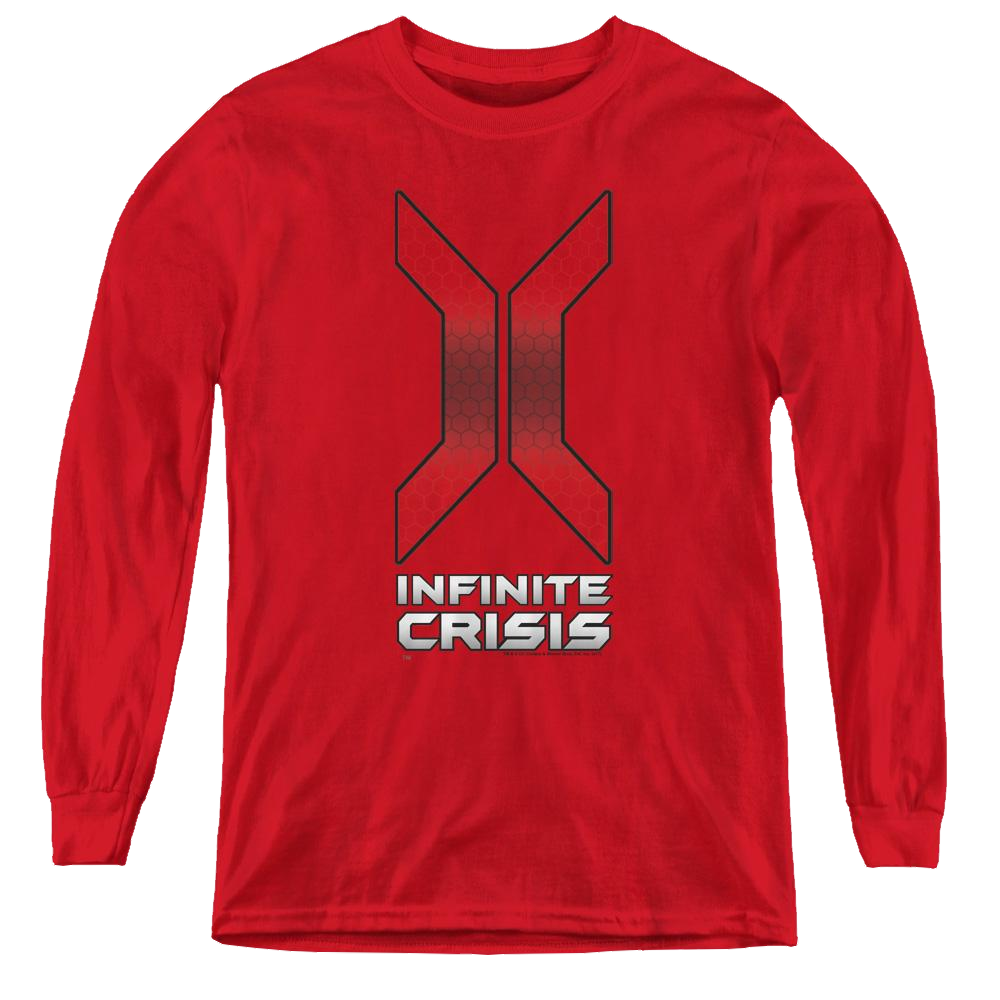 Infinite Crisis Title - Youth Long Sleeve T-Shirt Youth Long Sleeve T-Shirt Infinite Crisis   