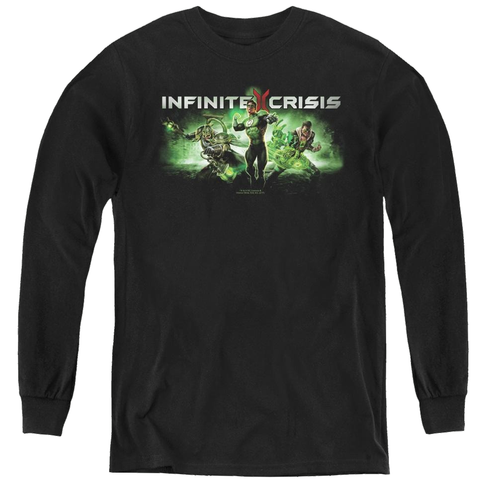 Infinite Crisis Ic Green - Youth Long Sleeve T-Shirt Youth Long Sleeve T-Shirt Infinite Crisis   