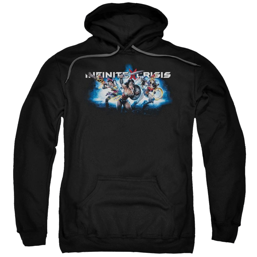 Infinite Crisis Ic Blue Pullover Hoodie Pullover Hoodie Infinite Crisis   