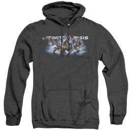Infinite Crisis Ic Blue - Heather Pullover Hoodie Heather Pullover Hoodie Infinite Crisis   