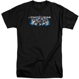 Infinite Crisis Ic Blue Men's Tall Fit T-Shirt Men's Tall Fit T-Shirt Infinite Crisis   