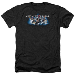 Infinite Crisis Ic Blue Men's Heather T-Shirt Men's Heather T-Shirt Infinite Crisis   