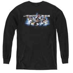 Infinite Crisis Ic Blue - Youth Long Sleeve T-Shirt Youth Long Sleeve T-Shirt Infinite Crisis   