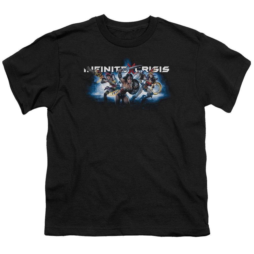 Infinite Crisis Ic Blue - Youth T-Shirt Youth T-Shirt (Ages 8-12) Infinite Crisis   