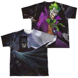 Infinite Crisis Batman Vs Joker (F/B) - Youth All-Over Print T-Shirt Youth All-Over Print T-Shirt (Ages 8-12) Infinite Crisis   
