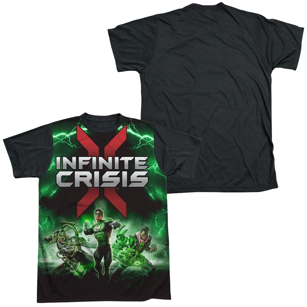 Infinite Crisis Ic Green Lantern Men's Black Back T-Shirt Men's Black Back T-Shirt Infinite Crisis   