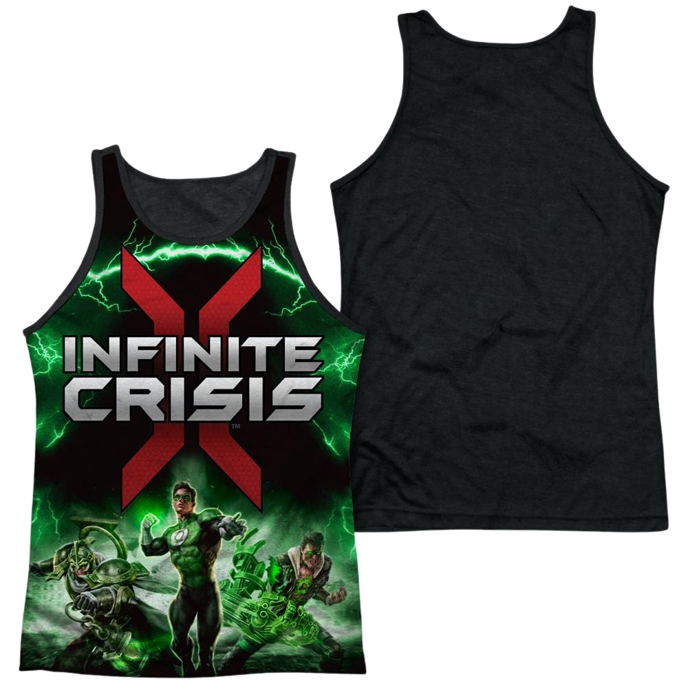 Infinite Crisis Ic Green Lantern Men's Black Back Tank Men's Black Back Tank Infinite Crisis   