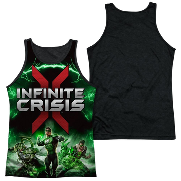 Infinite Crisis Ic Green Lantern men's black back tank