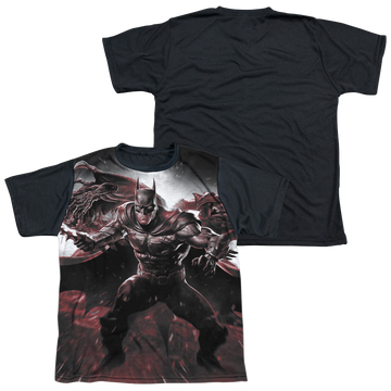 Infinite Crisis Ic Batman youth black back t-shirt for ages 8 to 12