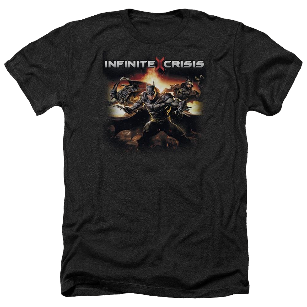 Infinite Crisis Batmen Men's Heather T-Shirt Men's Heather T-Shirt Infinite Crisis   