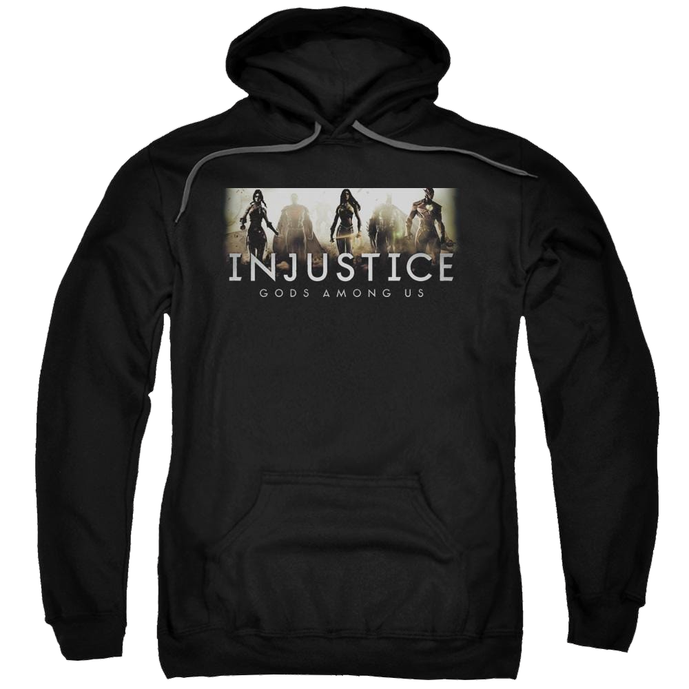 Injustice Gods Among Us Logo Pullover Hoodie Pullover Hoodie Injustice Gods Among Us   