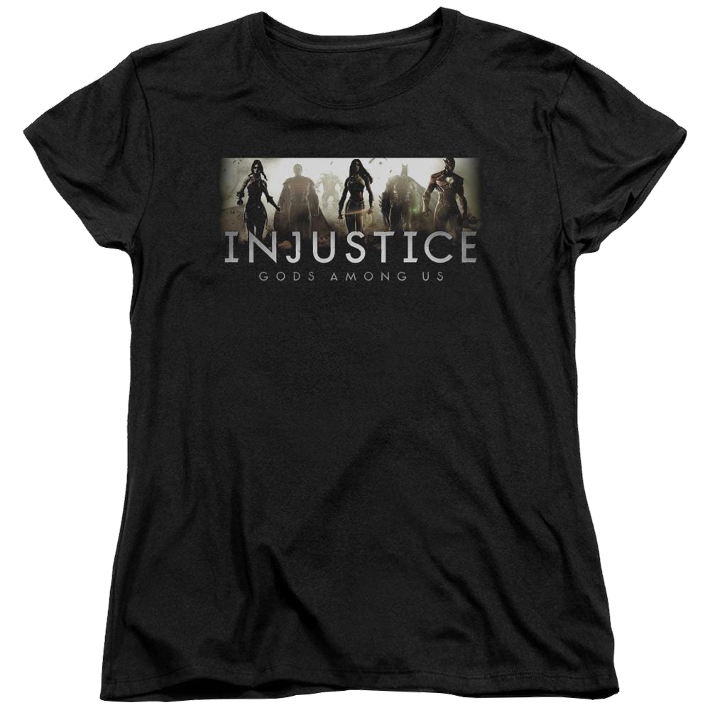 Injustice Gods Among Us Logo Women's T-Shirt Women's T-Shirt Injustice Gods Among Us   
