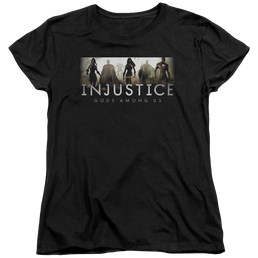 Injustice Gods Among Us Logo Women's T-Shirt Women's T-Shirt Injustice Gods Among Us   