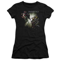 Injustice Gods Among Us Good Vs Evil Juniors T-Shirt Juniors T-Shirt Injustice Gods Among Us   