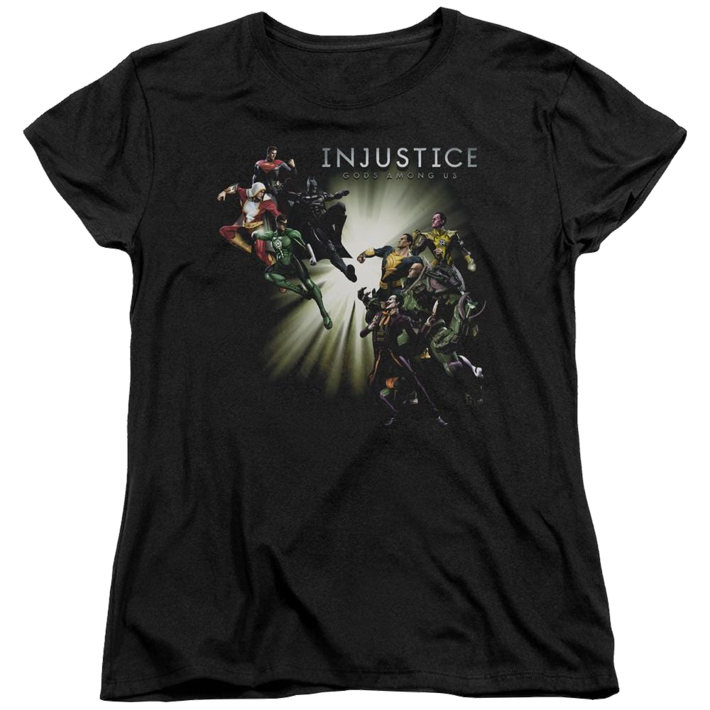 Injustice Gods Among Us Good Vs Evil Women's T-Shirt Women's T-Shirt Injustice Gods Among Us   