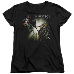 Injustice Gods Among Us Good Vs Evil Women's T-Shirt Women's T-Shirt Injustice Gods Among Us   