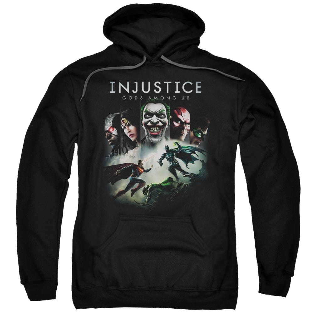 Injustice Gods Among Us Key Art Pullover Hoodie Pullover Hoodie Injustice Gods Among Us   