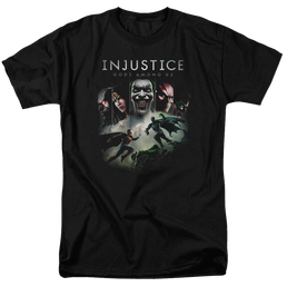 Injustice Gods Among Us Key Art Men's Regular Fit T-Shirt Men's Regular Fit T-Shirt Injustice Gods Among Us   