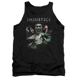 Injustice Gods Among Us Key Art Men's Tank Men's Tank Injustice Gods Among Us   