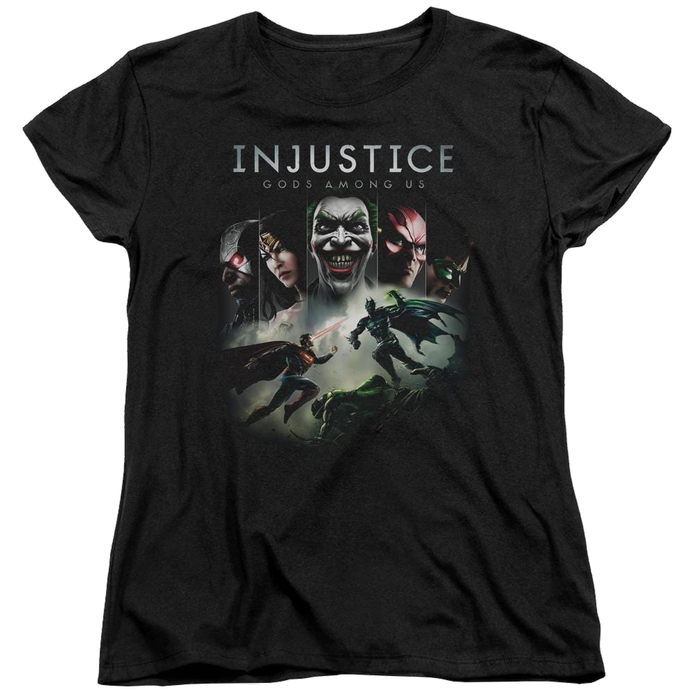 Injustice Gods Among Us Key Art Women's T-Shirt Women's T-Shirt Injustice Gods Among Us   