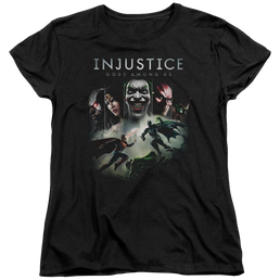 Injustice Gods Among Us Key Art Women's T-Shirt Women's T-Shirt Injustice Gods Among Us   