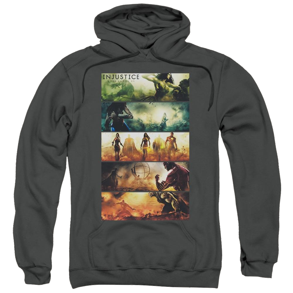 Injustice Gods Among Us Panels Pullover Hoodie Pullover Hoodie Injustice Gods Among Us   