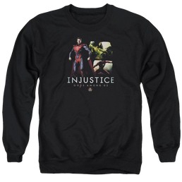 Injustice Gods Among Us Supermans Revenge Men's Crewneck Sweatshirt Men's Crewneck Sweatshirt Injustice Gods Among Us   
