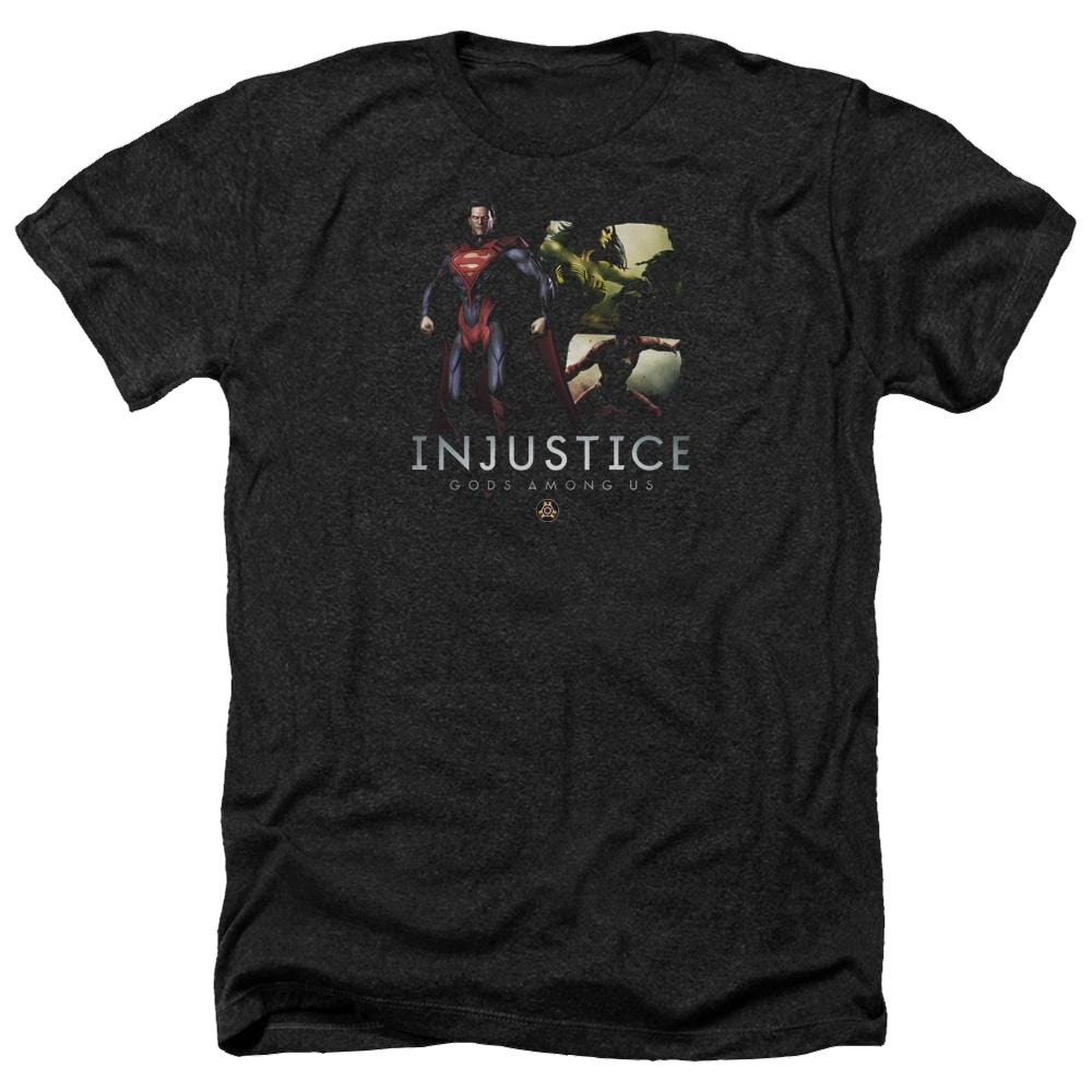 Injustice Gods Among Us Supermans Revenge Men's Heather T-Shirt Men's Heather T-Shirt Injustice Gods Among Us   