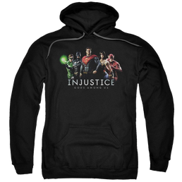 Injustice Gods Among Us Injustice League Pullover Hoodie Pullover Hoodie Injustice Gods Among Us   