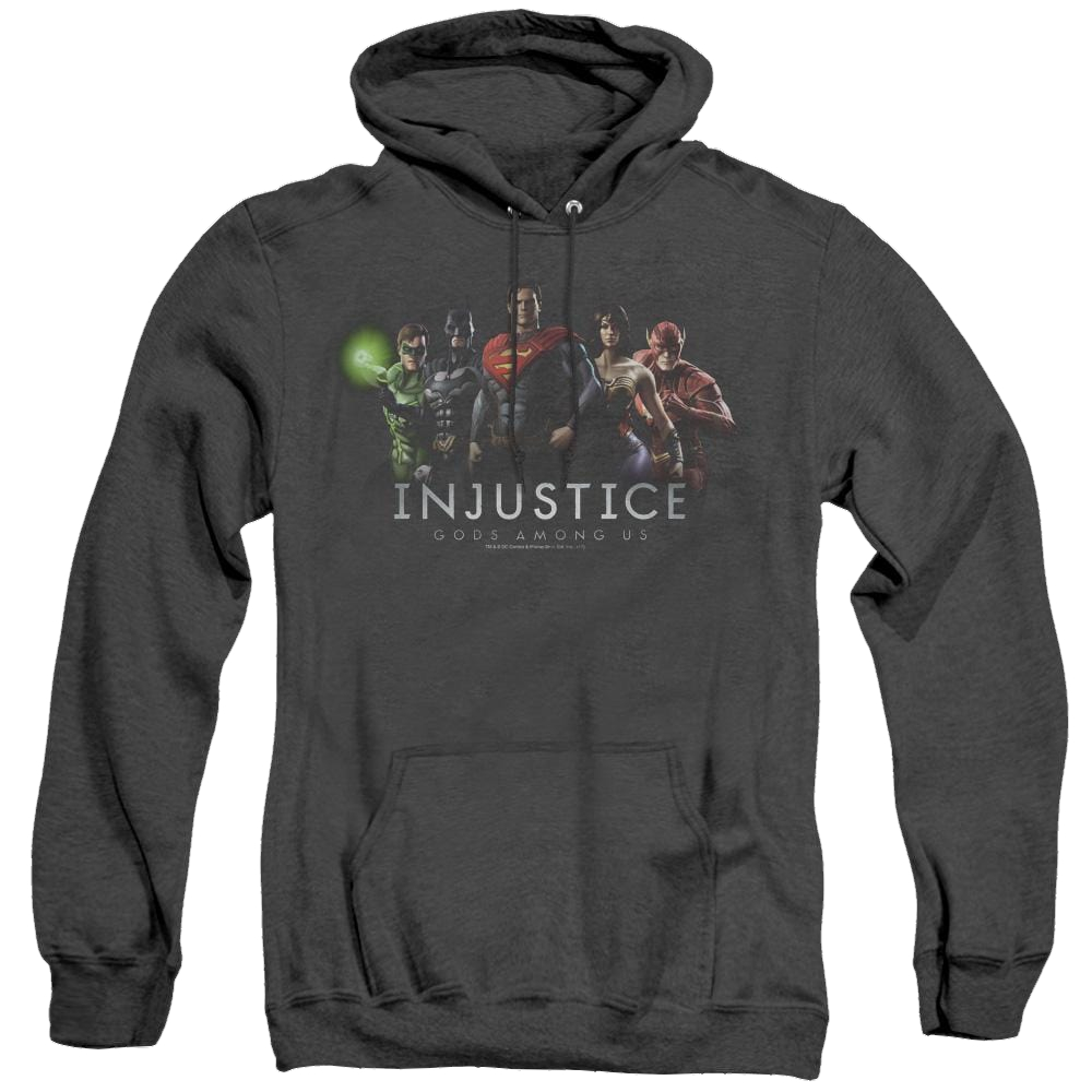 Injustice League - Heather Pullover Hoodie Heather Pullover Hoodie Injustice Gods Among Us   