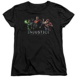 Injustice Gods Among Us Injustice League Women's T-Shirt Women's T-Shirt Injustice Gods Among Us   
