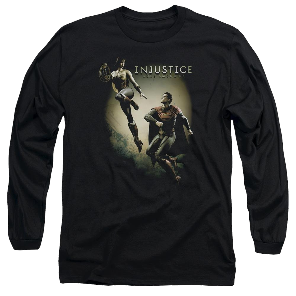 Injustice Gods Among Us Battle Of The Gods Men's Long Sleeve T-Shirt Men's Long Sleeve T-Shirt Injustice Gods Among Us   