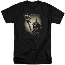 Injustice Gods Among Us Battle Of The Gods Men's Tall Fit T-Shirt Men's Tall Fit T-Shirt Injustice Gods Among Us   
