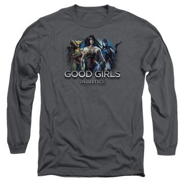 Injustice Gods Among Us Good Girls Men's Long Sleeve T-Shirt Men's Long Sleeve T-Shirt Justice League   