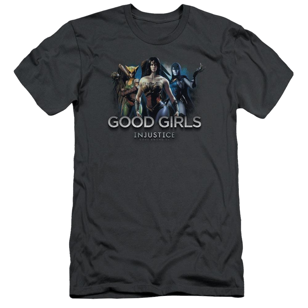 Injustice Gods Among Us Good Girls Men's Slim Fit T-Shirt Men's Slim Fit T-Shirt Justice League   