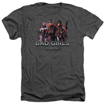 Injustice Gods Among Us Bad Girls Men's Heather T-Shirt Men's Heather T-Shirt Injustice Gods Among Us   