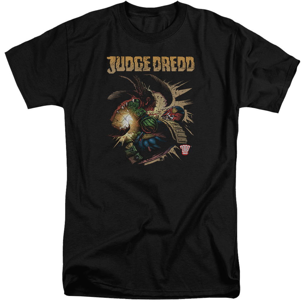 Judge Dredd Blast Away Men's Tall Fit T-Shirt Men's Tall Fit T-Shirt Judge Dredd   
