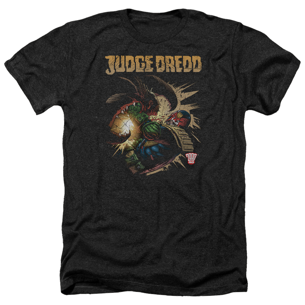 Judge Dredd Blast Away Men's Heather T-Shirt Men's Heather T-Shirt Judge Dredd   